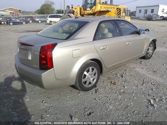 1G6DM57T060192681 - 2006 CADILLAC CTS GOLD photo 4