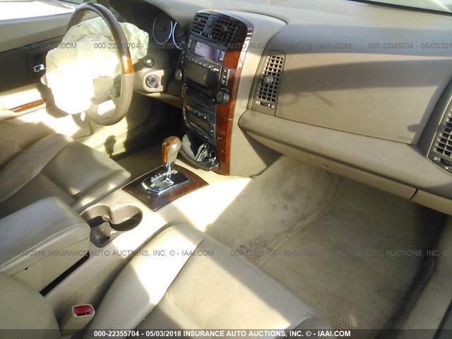 1G6DM57T060192681 - 2006 CADILLAC CTS GOLD photo 5