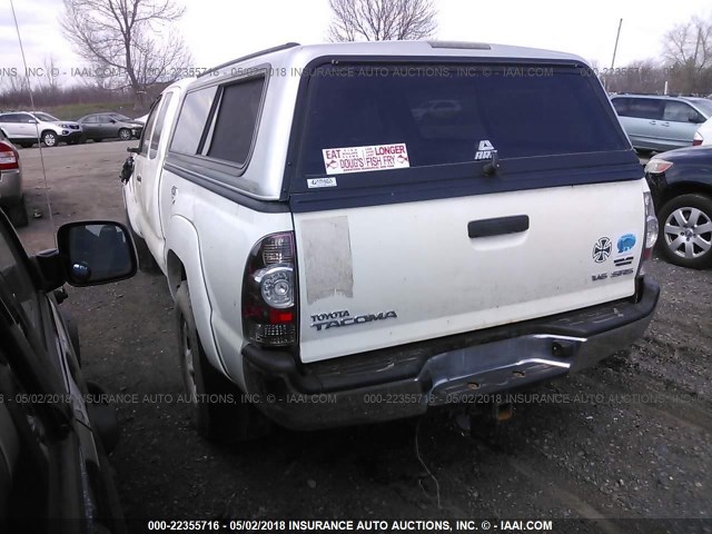 5TEUU42NX9Z602164 - 2009 TOYOTA TACOMA ACCESS CAB Ақ фото 3