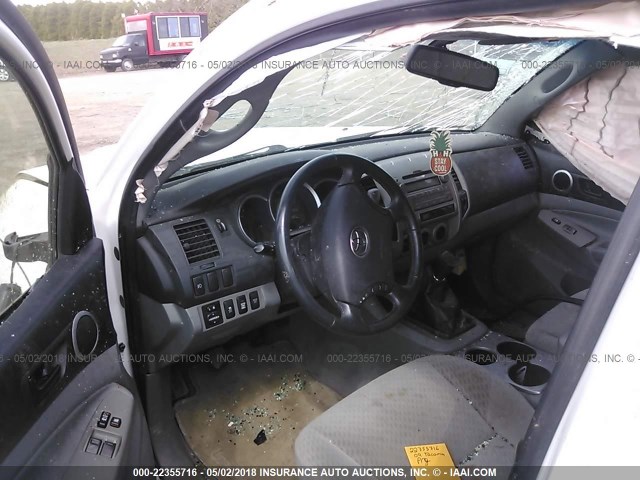 5TEUU42NX9Z602164 - 2009 TOYOTA TACOMA ACCESS CAB Ақ фото 5