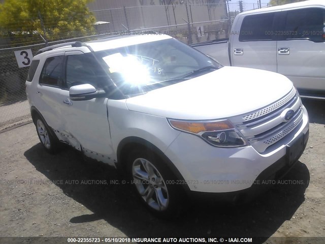 1FMHK7F83CGA86589 - 2012 FORD EXPLORER LIMITED 白色 照片 1