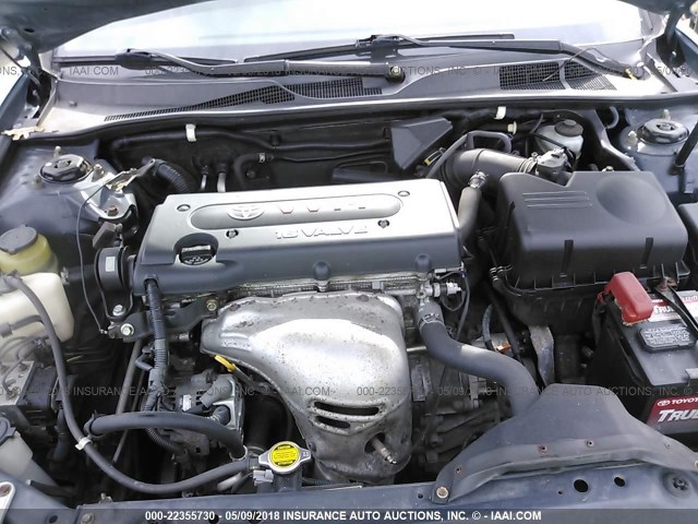 4T1BE32K42U582489 - 2002 TOYOTA CAMRY LE/XLE/SE ლურჯი ფოტო 10
