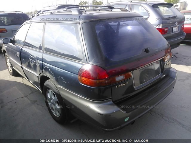 4S3BG6859W7600751 - 1998 SUBARU LEGACY 30TH ANN OUTBACK/LTD/SPT BLUE photo 3