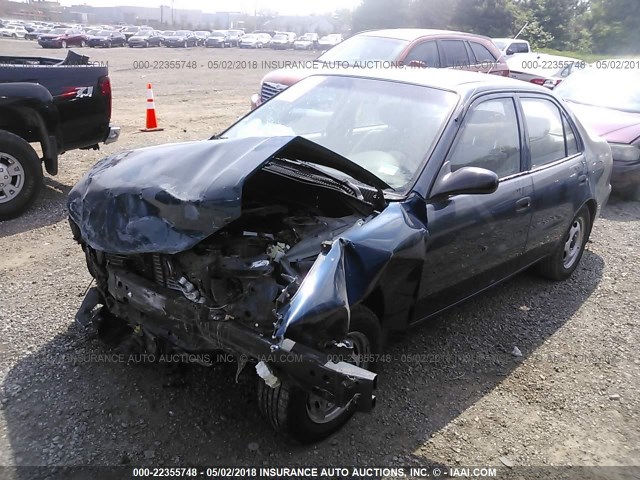 1NXBR12E5XZ261250 - 1999 TOYOTA COROLLA VE/CE/LE 蓝色 照片 2