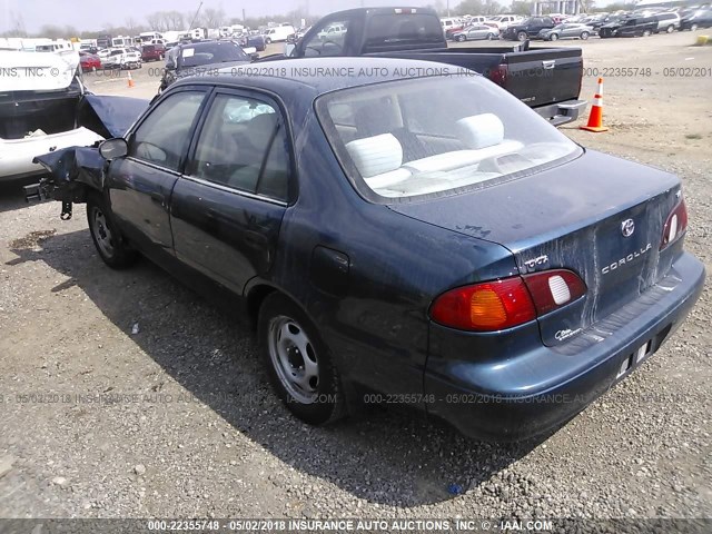 1NXBR12E5XZ261250 - 1999 TOYOTA COROLLA VE/CE/LE BLUE photo 3