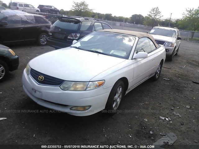 2T1FF28P22C593505 - 2002 TOYOTA CAMRY SOLARA SE/SLE 白色 照片 2