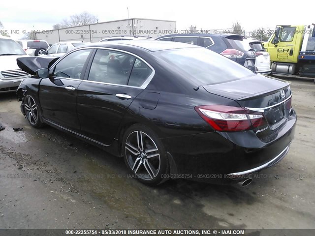 1HGCR2F5XHA283421 - 2017 HONDA ACCORD SPORT BLACK photo 3