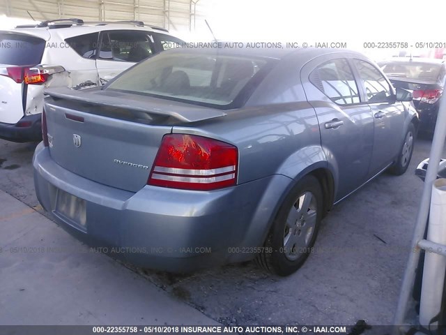 1B3LC46B89N509226 - 2009 DODGE AVENGER SE/SXT Light Blue photo 4