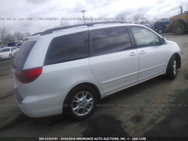 5TDZA22C76S488716 - 2006 TOYOTA SIENNA XLE/XLE LIMITED WHITE photo 4