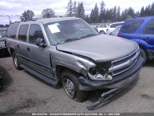 1GNFK16Z52J106285 - 2002 CHEVROLET SUBURBAN K1500 TAN photo 1