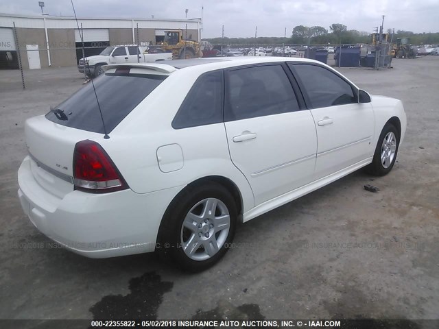 1G1ZT61836F290111 - 2006 CHEVROLET MALIBU MAXX LT WHITE photo 4