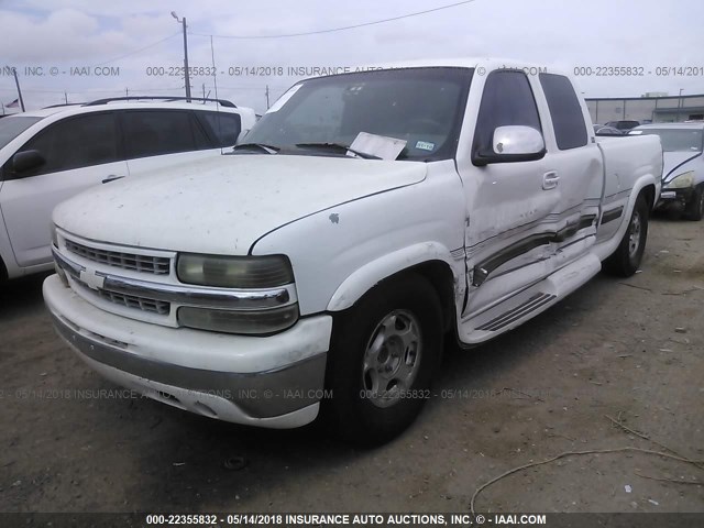 2GCEC19T4X1239629 - 1999 CHEVROLET SILVERADO C1500 WHITE photo 2