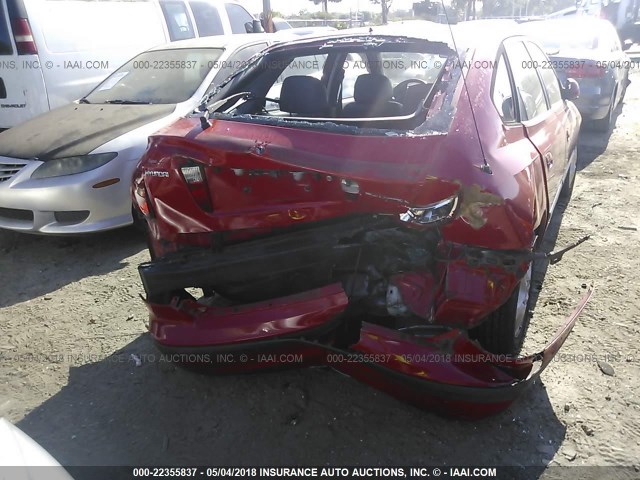 KMHDN55D83U100965 - 2003 HYUNDAI ELANTRA GLS/GT RED photo 6