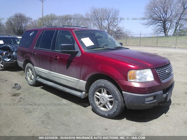 1FMPU16L64LA65316 - 2004 FORD EXPEDITION XLT RED photo 1