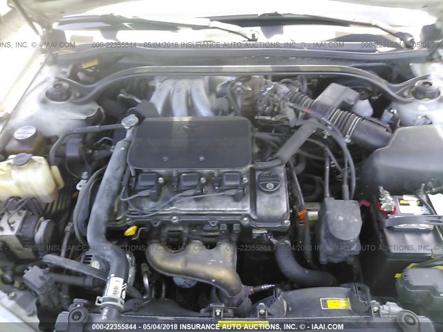 2T1CF22P71C428043 - 2001 TOYOTA CAMRY SOLARA SE/SLE ვერცხლისფერი ფოტო 10