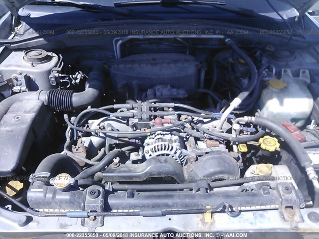 JF1SG65653H717557 - 2003 SUBARU FORESTER 2.5XS Сұр фото 10