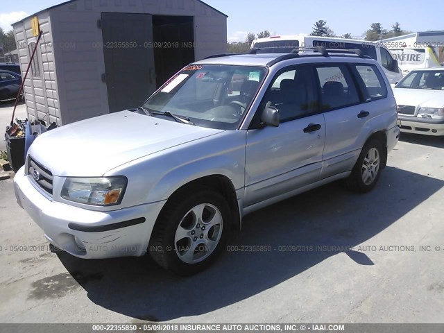JF1SG65653H717557 - 2003 SUBARU FORESTER 2.5XS Сұр фото 2