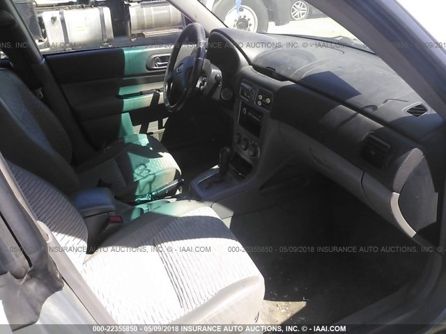 JF1SG65653H717557 - 2003 SUBARU FORESTER 2.5XS Сұр фото 5