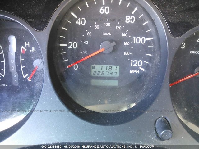 JF1SG65653H717557 - 2003 SUBARU FORESTER 2.5XS Сұр фото 7