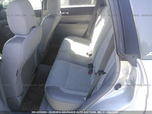 JF1SG65653H717557 - 2003 SUBARU FORESTER 2.5XS Сұр фото 8