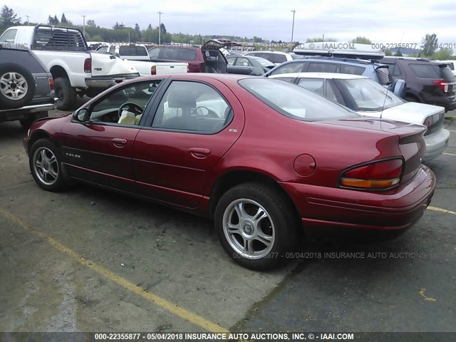 1B3EJ56H4YN250015 - 2000 DODGE STRATUS ES RED photo 3