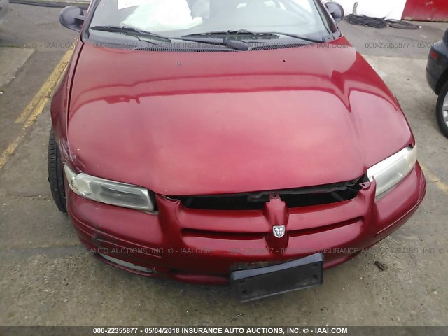 1B3EJ56H4YN250015 - 2000 DODGE STRATUS ES RED photo 6