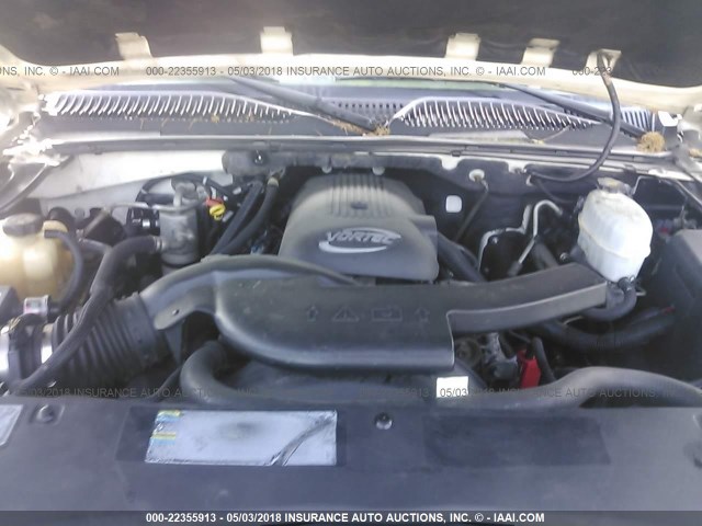 1GYEC63T84R181656 - 2004 CADILLAC ESCALADE LUXURY أبيض صورة 10