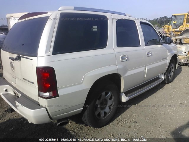 1GYEC63T84R181656 - 2004 CADILLAC ESCALADE LUXURY أبيض صورة 4