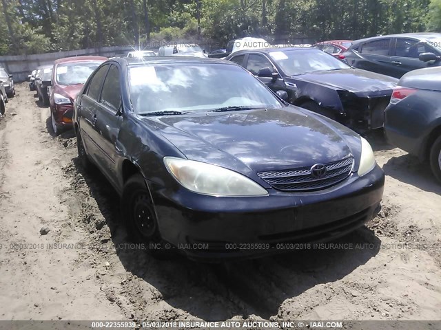 JTDBF30K920040347 - 2002 TOYOTA CAMRY LE/XLE/SE BLACK photo 1