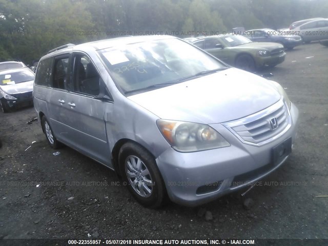 5FNRL3H62AB007608 - 2010 HONDA ODYSSEY EXL SILVER photo 1