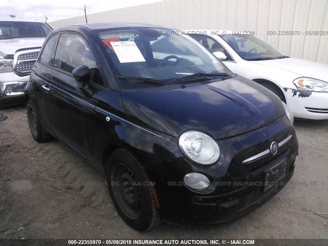 3C3CFFAR5FT501512 - 2015 FIAT 500 POP BLACK photo 1