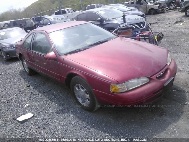 1FALP6248VH155633 - 1997 FORD THUNDERBIRD LX RED photo 1