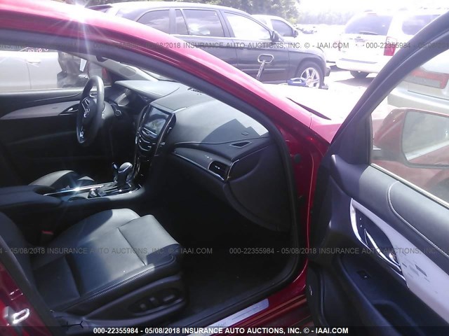 1G6AH5R36D0116836 - 2013 CADILLAC ATS LUXURY RED photo 5