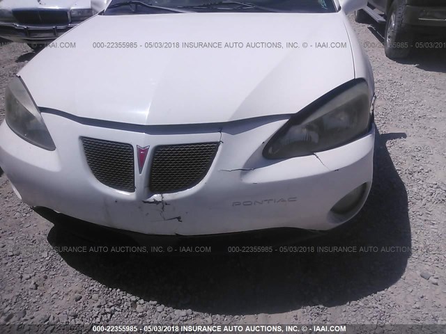 2G2WP552671203264 - 2007 PONTIAC GRAND PRIX WHITE photo 6