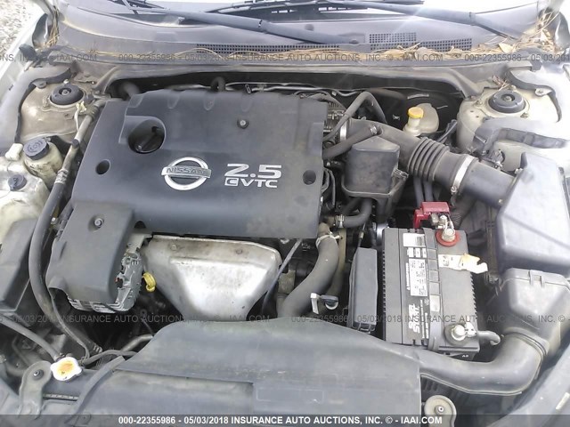 1N4AL11D96N454297 - 2006 NISSAN ALTIMA S/SL WHITE photo 10