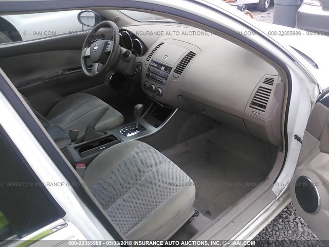 1N4AL11D96N454297 - 2006 NISSAN ALTIMA S/SL WHITE photo 5