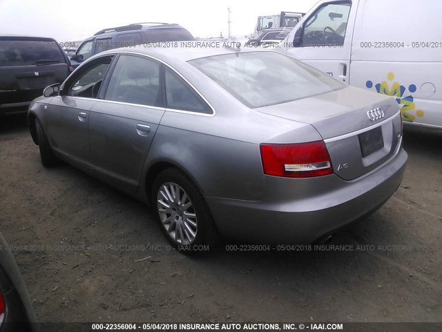 WAUDG74F96N057875 - 2006 AUDI A6 3.2 QUATTRO GRAY photo 3