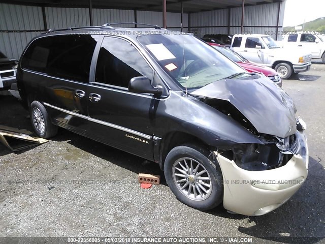 1C4GP64LXYB682919 - 2000 CHRYSLER TOWN & COUNTRY LIMITED BLACK photo 1