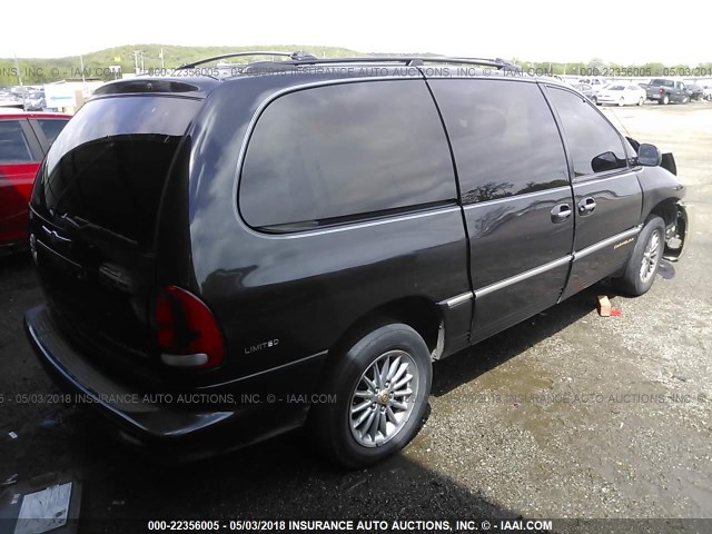 1C4GP64LXYB682919 - 2000 CHRYSLER TOWN & COUNTRY LIMITED BLACK photo 4