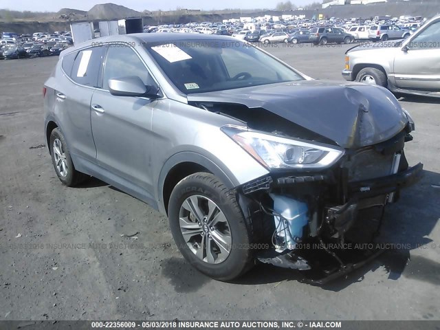 5XYZTDLB7GG374581 - 2016 HYUNDAI SANTA FE SPORT  GRAY photo 1