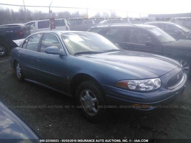 1G4HP54K81U113627 - 2001 BUICK LESABRE CUSTOM BLUE photo 1