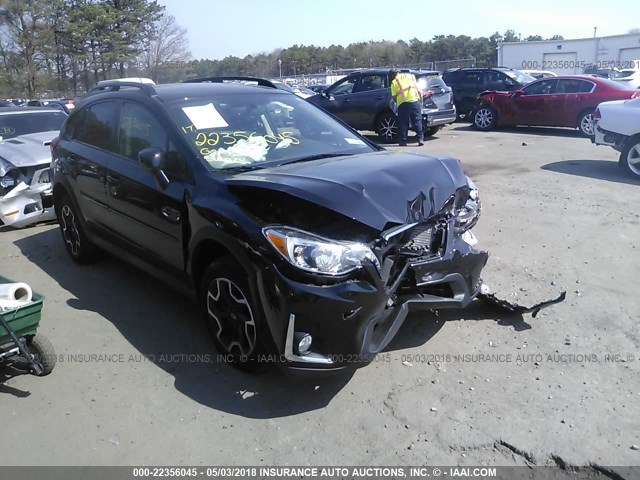JF2GPABC2HH264634 - 2017 SUBARU CROSSTREK PREMIUM შავი ფოტო 1
