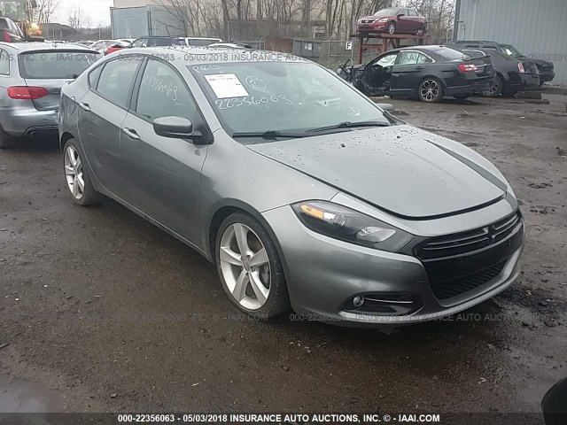 1C3CDFCBXDD341930 - 2013 DODGE DART LIMITED/R/T GRAY photo 1