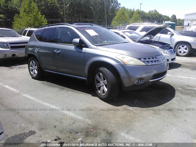 JN8AZ08T36W400993 - 2006 NISSAN MURANO SL/SE/S GRAY photo 1