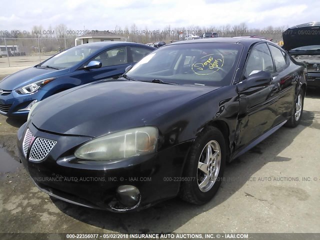 2G2WS522241325389 - 2004 PONTIAC GRAND PRIX GT2 შავი ფოტო 2