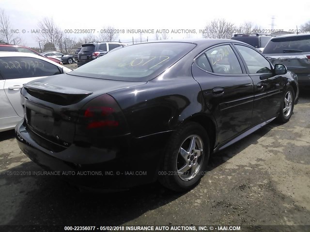 2G2WS522241325389 - 2004 PONTIAC GRAND PRIX GT2 BLACK photo 4