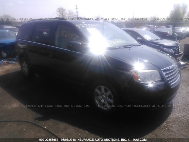 2A8HR54P48R735278 - 2008 CHRYSLER TOWN & COUNTRY TOURING BLACK photo 1