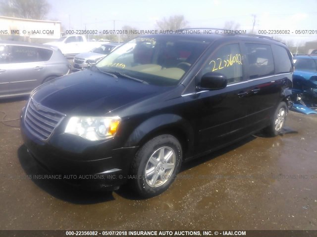 2A8HR54P48R735278 - 2008 CHRYSLER TOWN & COUNTRY TOURING BLACK photo 2