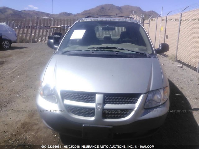 1D4GP25B63B193623 - 2003 DODGE CARAVAN SE SILVER photo 6