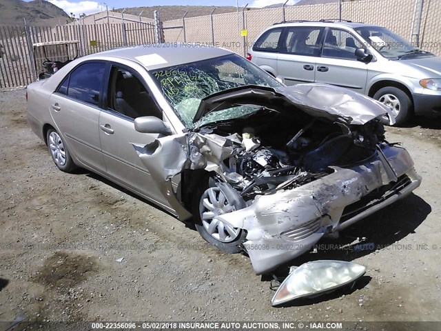 4T1BE32KX5U941140 - 2005 TOYOTA CAMRY LE/XLE/SE Qızıl foto 1